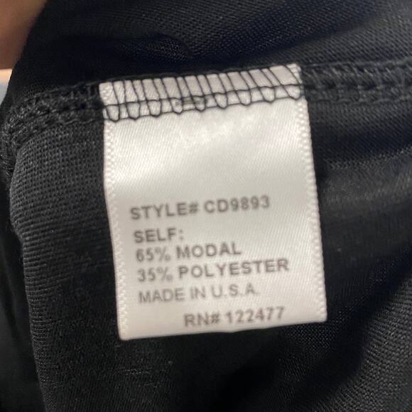 NSR Dress Women Large Black Mini‎ Cocktail Asymmetric Sleeve Mini V Neck - Picture 5 of 9